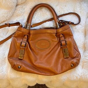 Chloé Victoria Leather Handbag